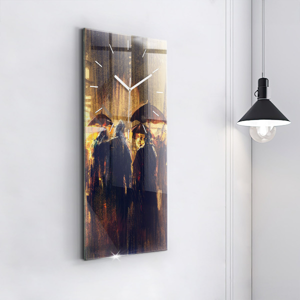 Zegar szklany pionowy Impresjonizm w sztuce Rynek