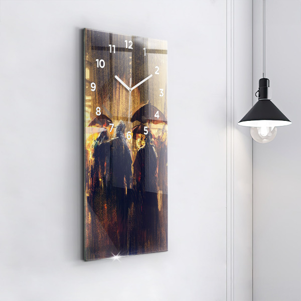 Zegar szklany pionowy Impresjonizm w sztuce Rynek