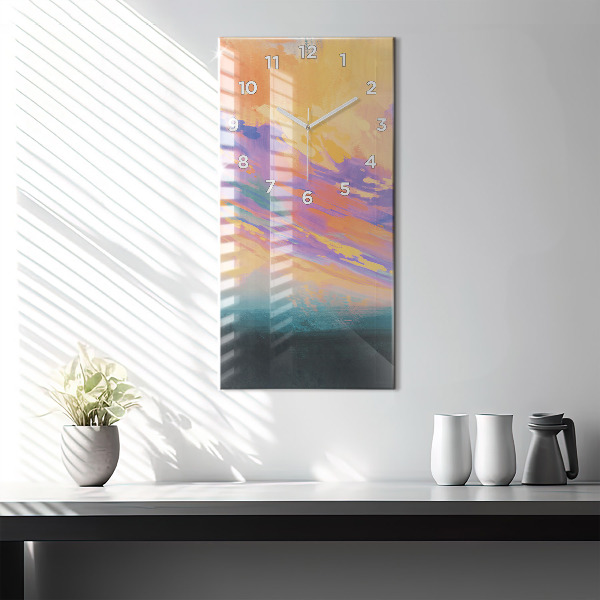 Zegar szklany pionowy Platoniczna miłość