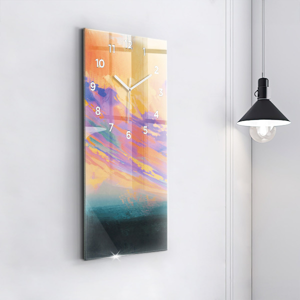 Zegar szklany pionowy Platoniczna miłość