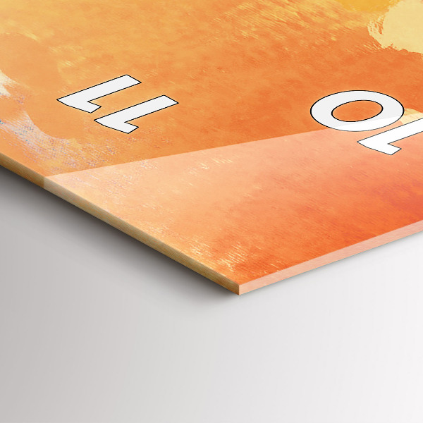 Zegar szklany pionowy Platoniczna miłość