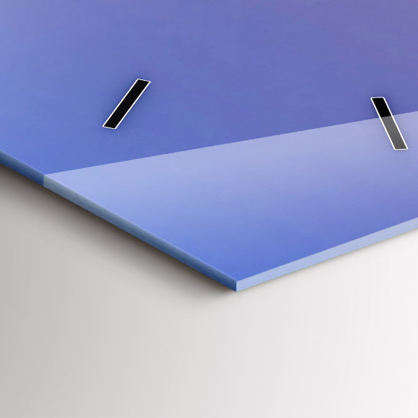 Zegar szklany pionowy Widok na Barcelonie