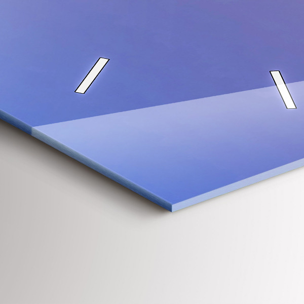 Zegar szklany pionowy Widok na Barcelonie