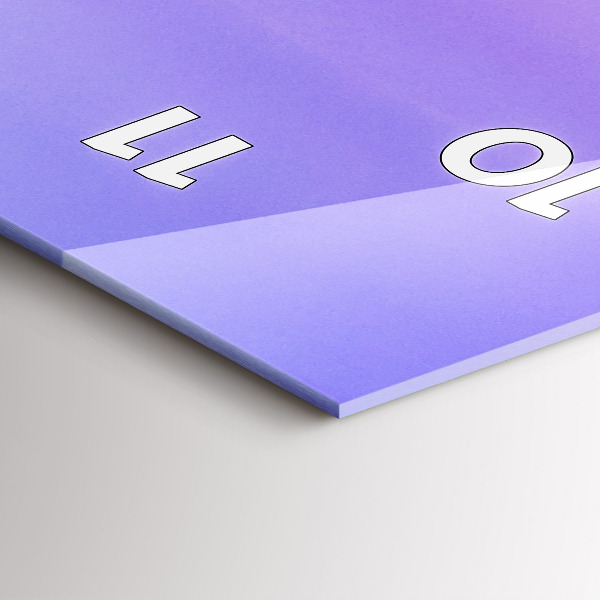 Zegar szklany pionowy Niemieckie Alpy Monachium