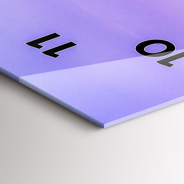 Zegar szklany pionowy Niemieckie Alpy Monachium