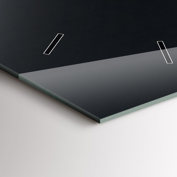 Zegar szklany pionowy Ziarna kawy