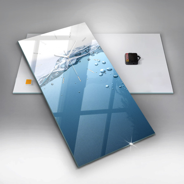 Zegar ścienny pionowy Widok pod wodą