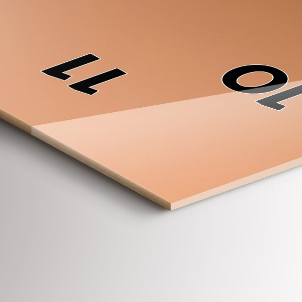 Zegar ścienny pionowy Abstrakcyjne barwy