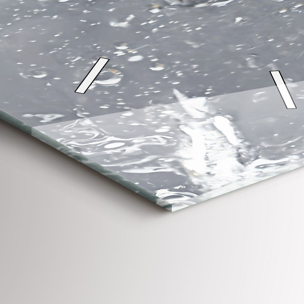 Zegar ścienny pionowy Cytrusy w wodzie