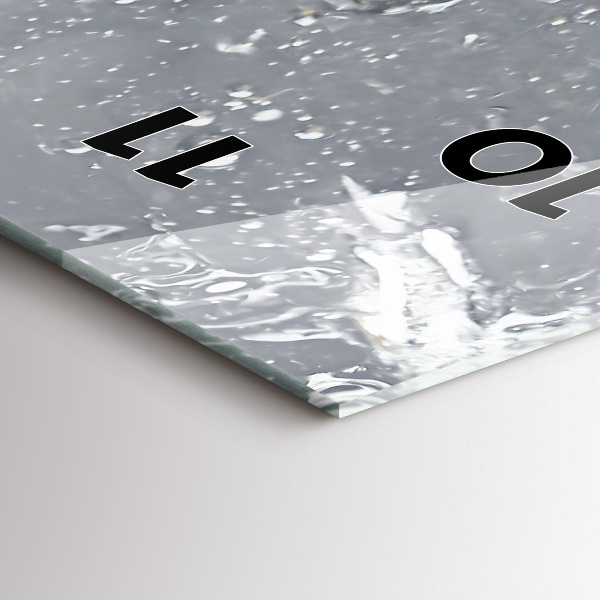 Zegar ścienny pionowy Cytrusy w wodzie