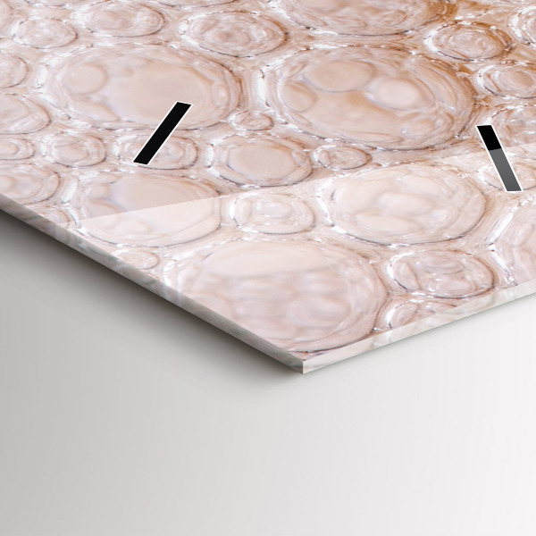 Zegar ścienny pionowy Piwo z pianką