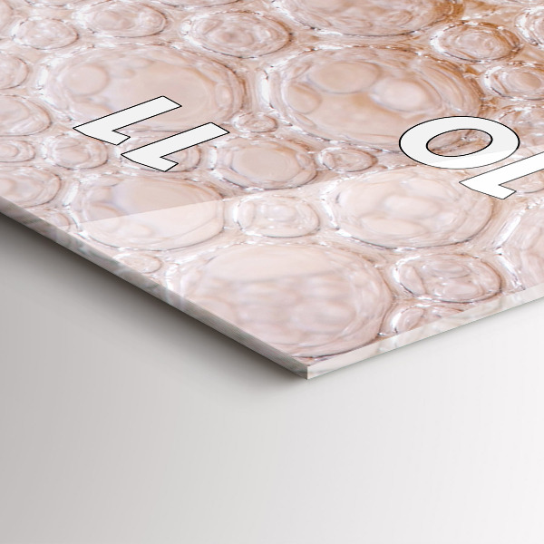 Zegar ścienny pionowy Piwo z pianką