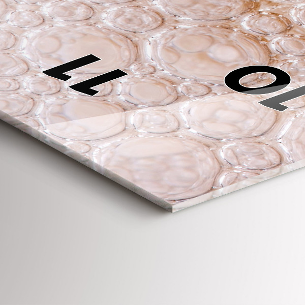 Zegar ścienny pionowy Piwo z pianką