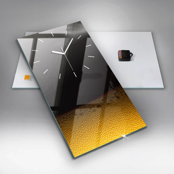 Zegar ścienny pionowy Sok pomarańczowy