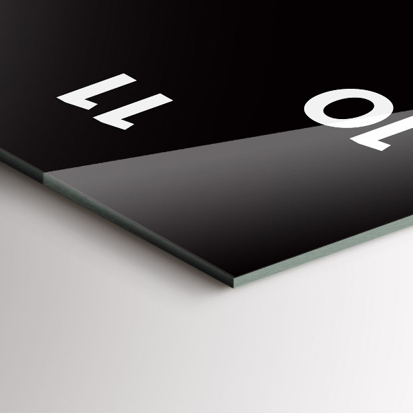 Zegar ścienny pionowy Sok pomarańczowy