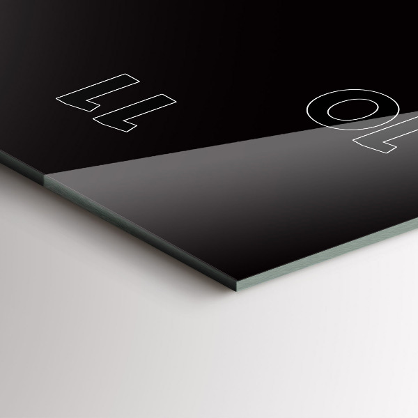 Zegar ścienny pionowy Sok pomarańczowy