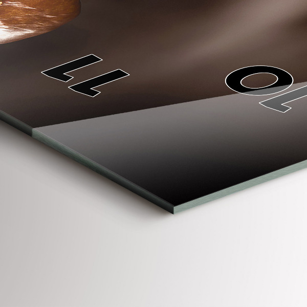 Zegar ścienny pionowy Gorąca kawa