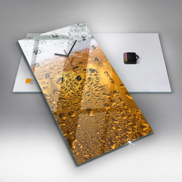 Zegar ścienny pionowy Kufel piwa