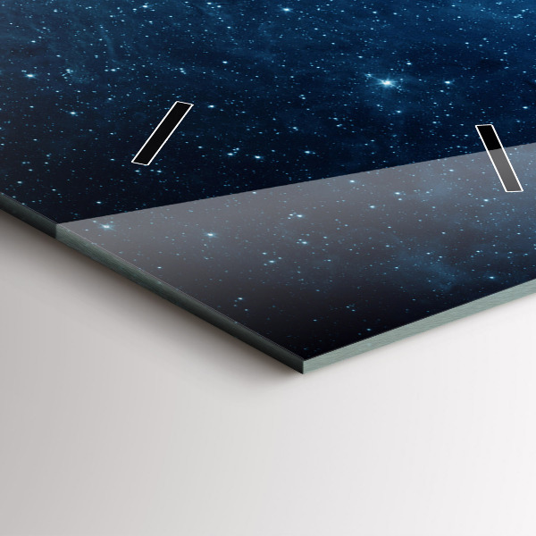 Zegar ścienny pionowy Ziemia i galaktyka – NASA