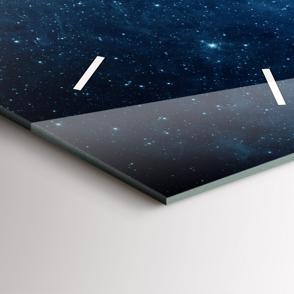 Zegar ścienny pionowy Ziemia i galaktyka – NASA