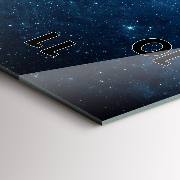 Zegar ścienny pionowy Ziemia i galaktyka – NASA