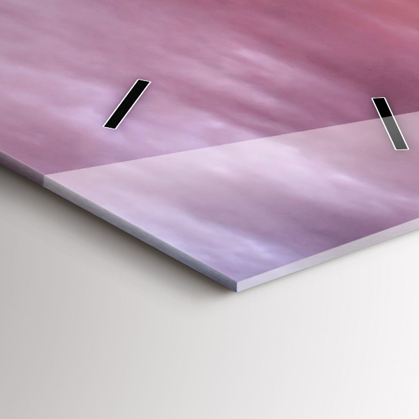 Zegar szklany pionowy Stary wiatrak w Santorini