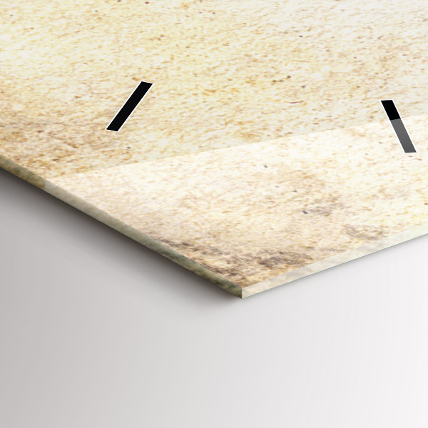 Zegar szklany pionowy Abstrakcja portret kobiety