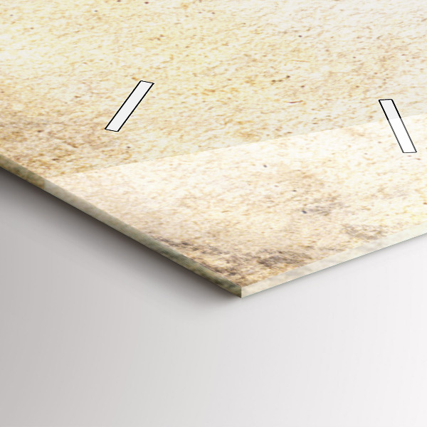 Zegar szklany pionowy Abstrakcja portret kobiety