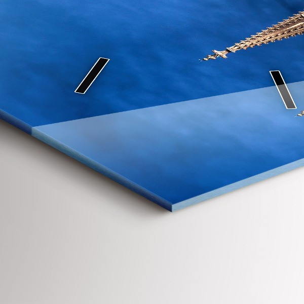 Zegar szklany pionowy Most w Niemczech