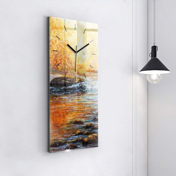 Zegar ścienny pionowy Sztuka artystyczna