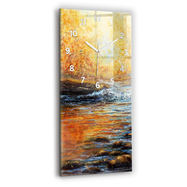 Zegar ścienny pionowy Sztuka artystyczna