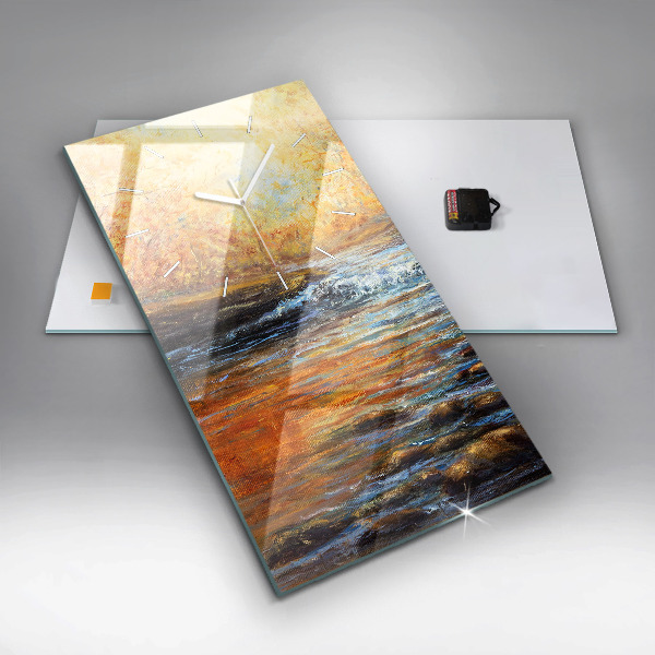 Zegar ścienny pionowy Sztuka artystyczna