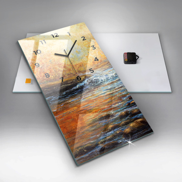 Zegar ścienny pionowy Sztuka artystyczna
