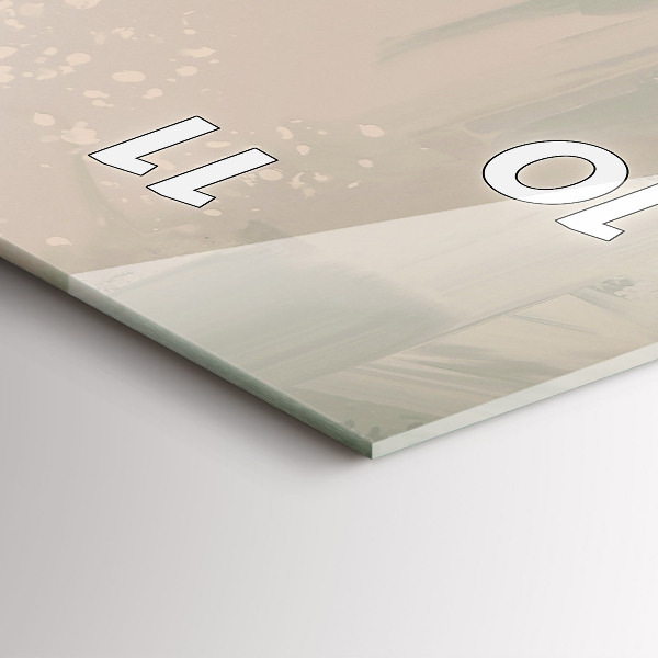 Zegar szklany pionowy Łodzie rybackie w porcie