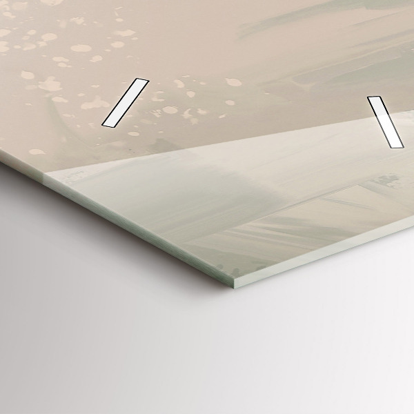 Zegar szklany pionowy Łodzie rybackie w porcie