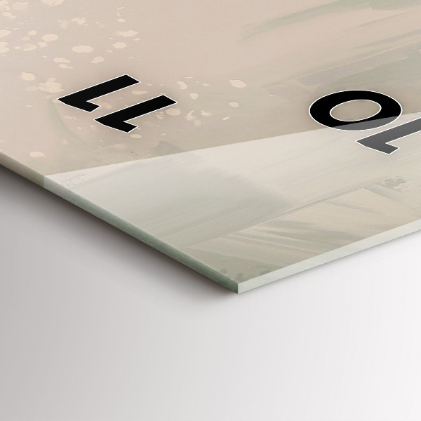 Zegar szklany pionowy Łodzie rybackie w porcie