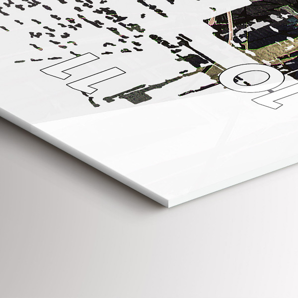 Zegar szklany pionowy Nowy Jork Miasto