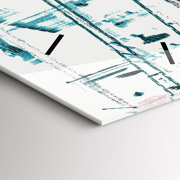 Zegar szklany pionowy Sztuka Uliczna