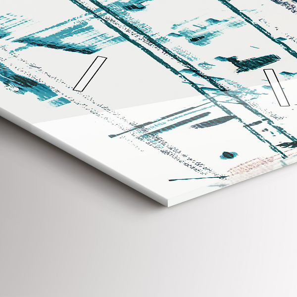 Zegar szklany pionowy Sztuka Uliczna