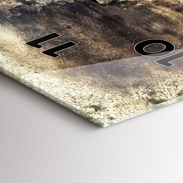 Zegar szklany pionowy Abstrakcja ludzie piasek