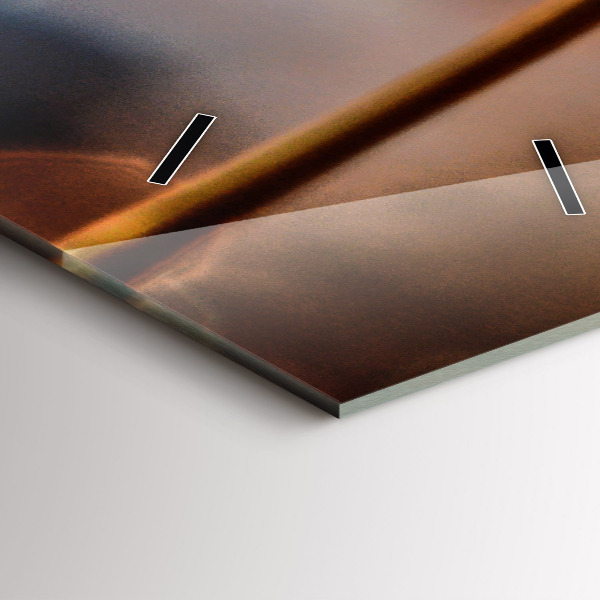 Zegar szklany pionowy Dmuchawiec z rosą