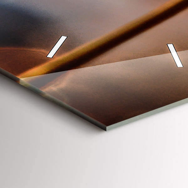 Zegar szklany pionowy Dmuchawiec z rosą