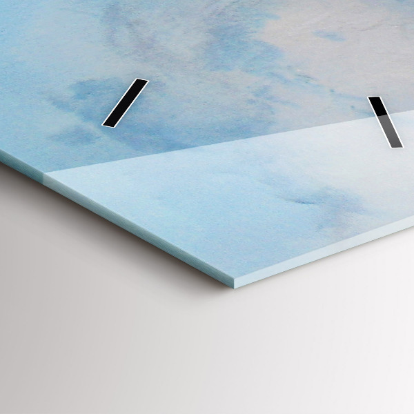 Zegar szklany pionowy Statek na wodzie