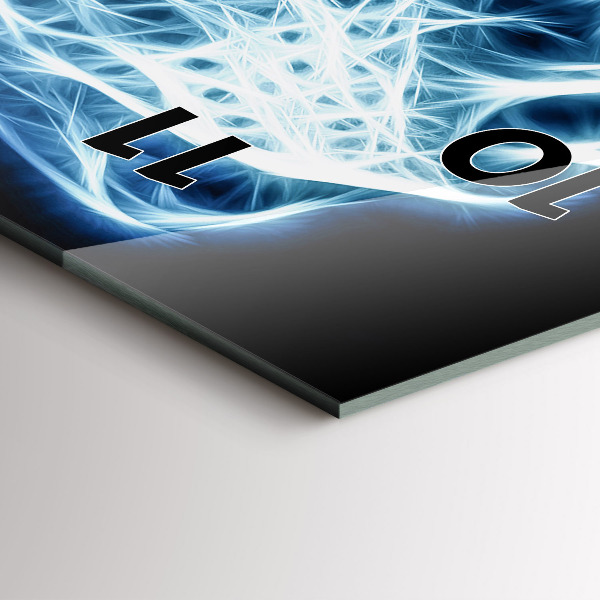 Zegar szklany pionowy Dziki lew