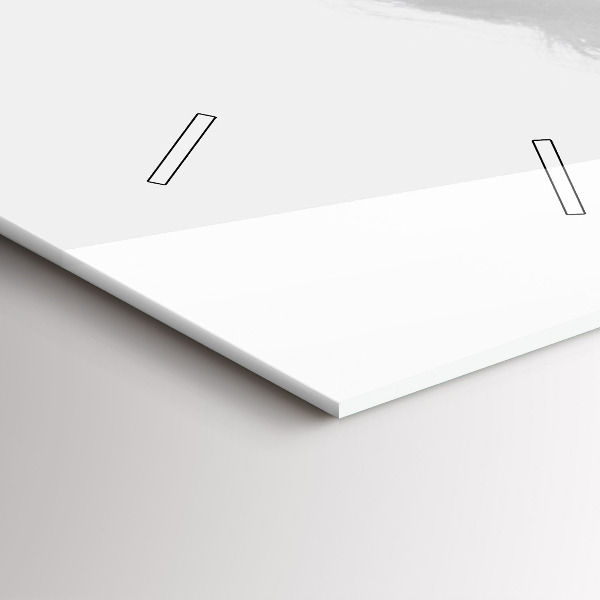 Zegar szklany pionowy Portret kobiety