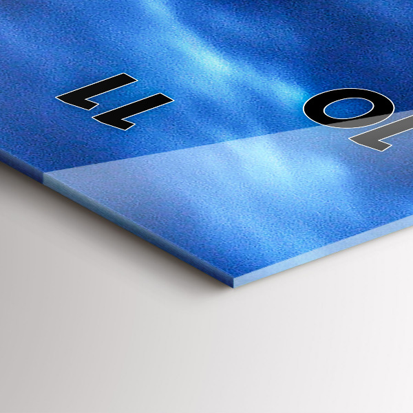 Zegar szklany pionowy Sydney Wieczorem