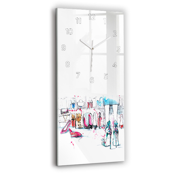 Zegar szklany pionowy Element kobiecości