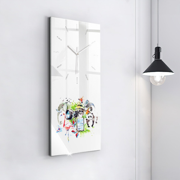 Zegar szklany pionowy Zoolog