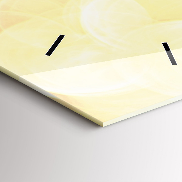 Zegar szklany pionowy Kamper na plaży