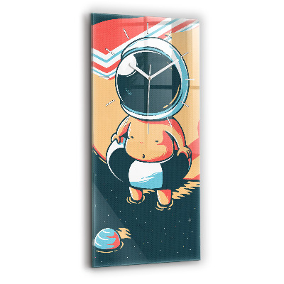 Zegar szklany pionowy Dziecięca wyobraźnia